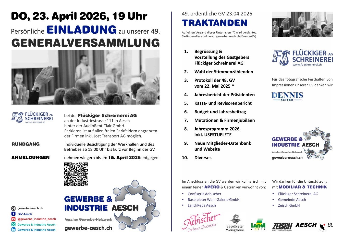 GV Einladung GewerbeIndustrieAesch 2026 S 1