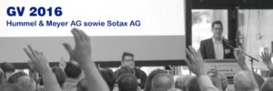 Mehr über den Artikel erfahren 39. GV 2016 Hummel & Meyer und Sotax