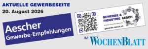 Mehr über den Artikel erfahren Gewerbeseite vom 20.08.2026