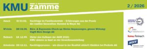 Mehr über den Artikel erfahren 2/2026 KMU-zämme 04.06.2026