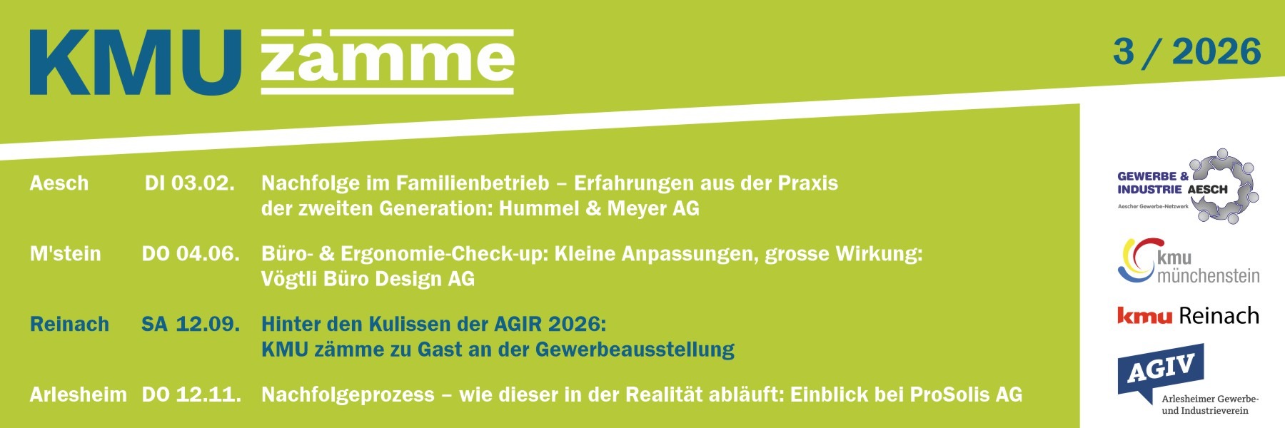 KMU-zämme 3/2026