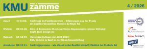 Mehr über den Artikel erfahren KMU-zämme 4/2026