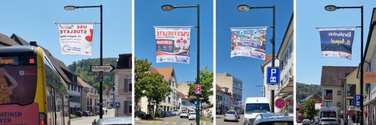 USTESTUELETE-Beflaggung