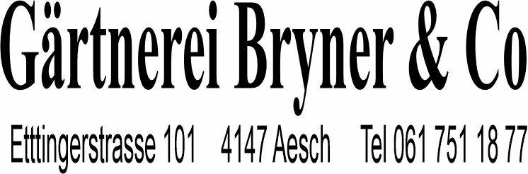 Gärtnerei Bryner + Co